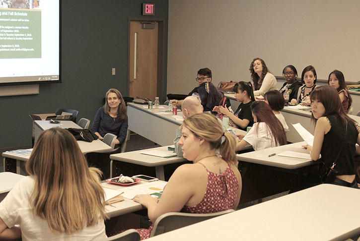 Arts management students at George Mason University